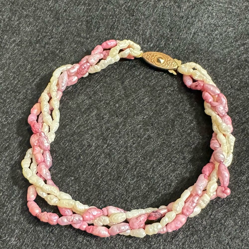 Vintage Rice-Pearl Bracelet